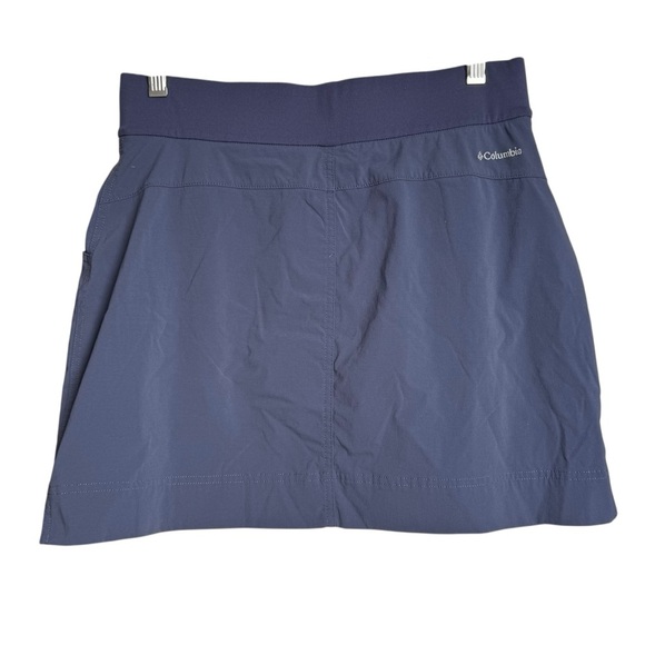 Columbia Climber Canyon Skort 16” Womens Medium Blue Skirt Omni Shade Stretch - Picture 2 of 7